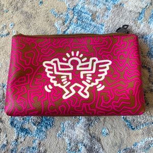 New COACH x Keith Haring Leather Crossbody Purse / Bag